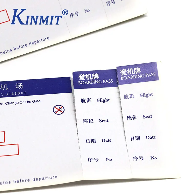 Kinmit, высокое качество, индивидуальные термостойкие бумажные бирки для багажа, бирки для багажа