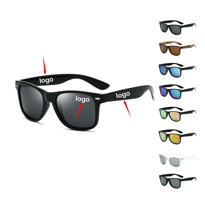 2023 Wholesale Fashion Sunglasses Polarized Custom Logo Women Men Shades Sunglasses Private label for Promotional Gift Party