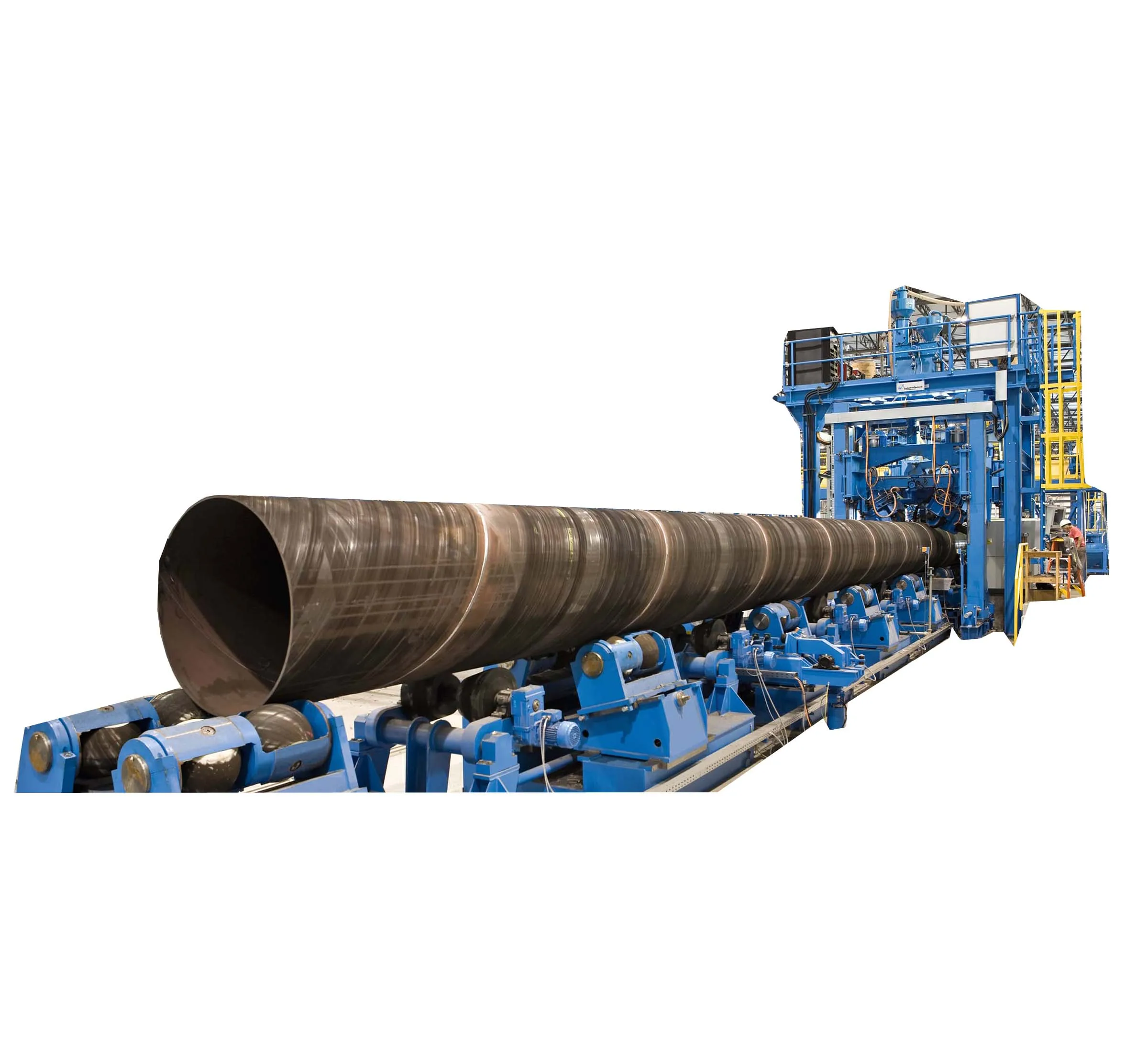 spiral pipe welding machine ,large diameter of spiral welded pipe machine/