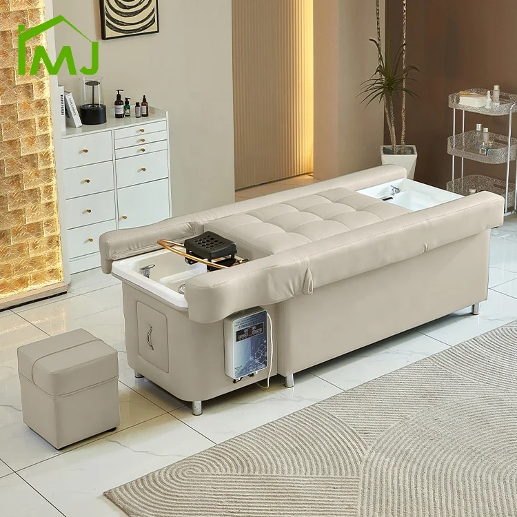 Salon Electric backrest lift hair washing bed thai massage head spa pedicure Shampoo chair
