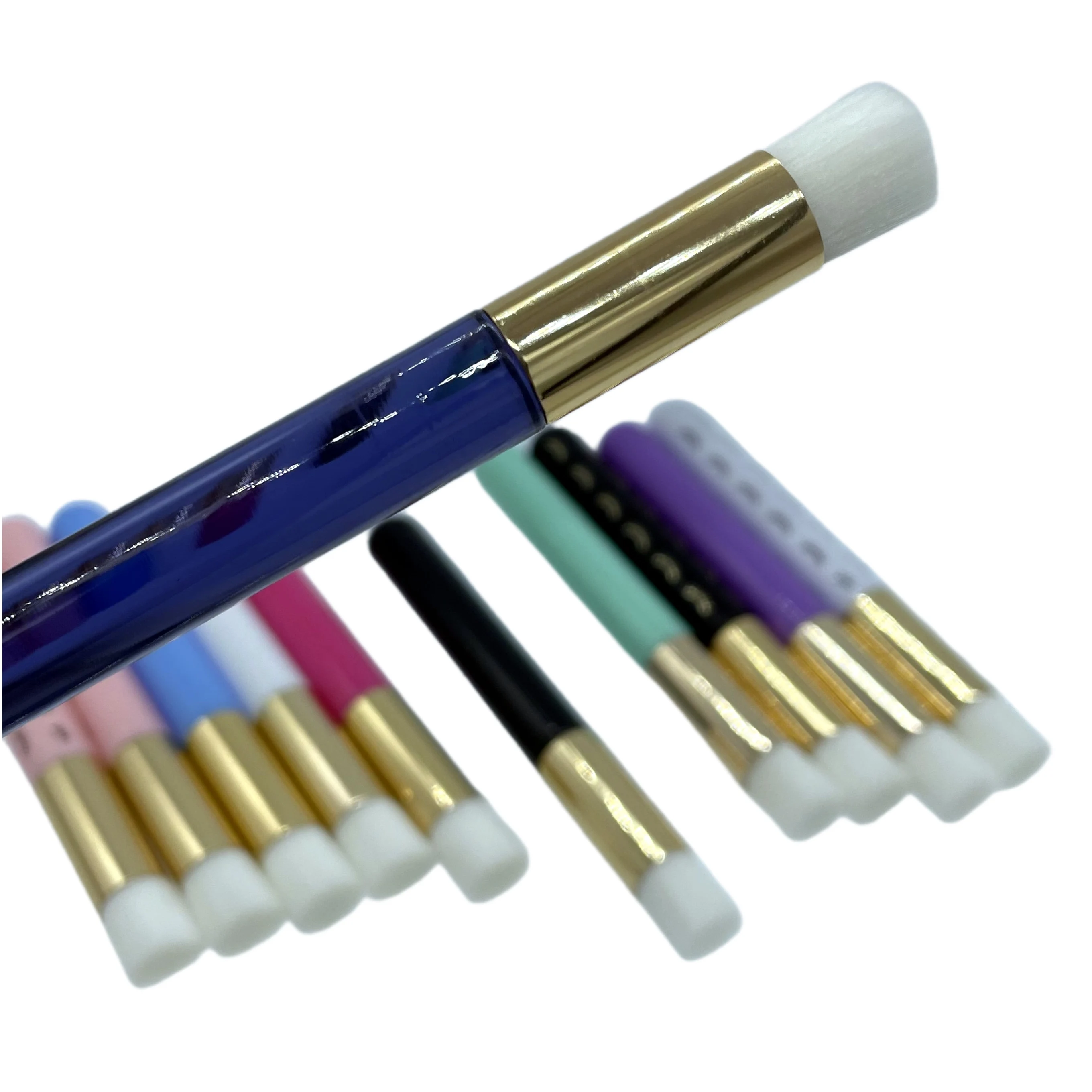 Wholesale high quality acrylic handle eyelash shampoo wash lash brush cleaner