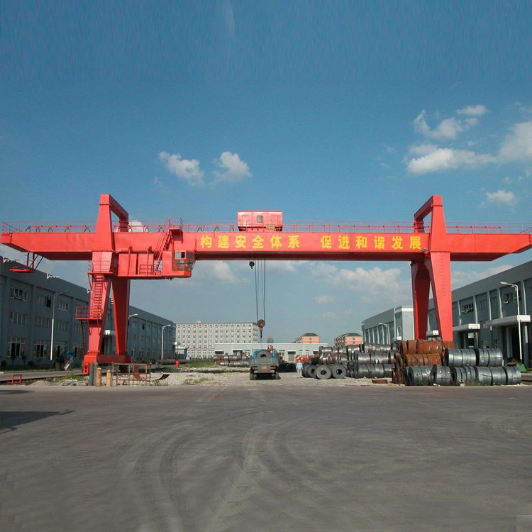 Cabin control Heavy duty electric double girder a type gantry crane