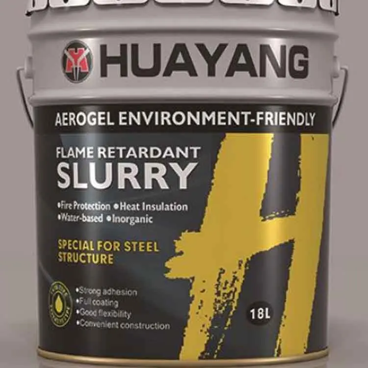Steel structure fireproof coatings thin flame retardant slurry