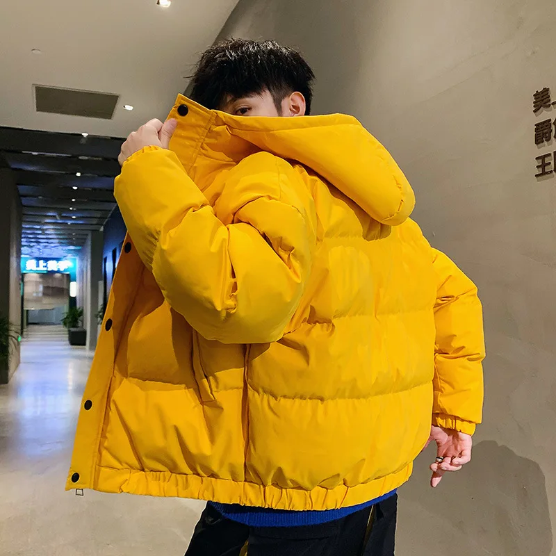 2021 Новое поступление, теплая зимняя Модная стильная Дизайнерская куртка с капюшоном, пузырьковая кожаная куртка из пакистана, мужские куртки 2020 Китай (1600169012289)