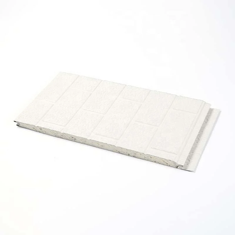 Modern Design Rustproof Outdoor Wall Panels Faux Embossed Metal with Carved Villa Siding Shandong PU Sandwich Insulation Cars
