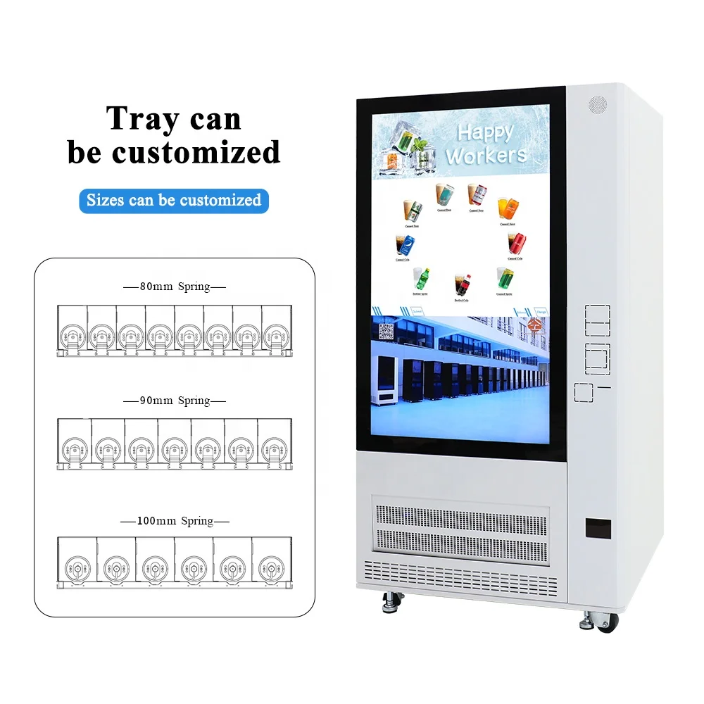 Touch Screen Self-service Instant Slushy Ice Drink Vending Machine Fully Automatic