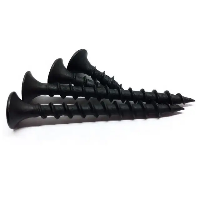 Metric drywall black gypsum board screw drywall screw to wood