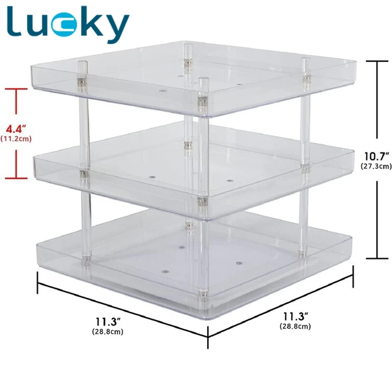 Retail Modern Acrylic Makeup Shelf Counter Cosmetics nail polish display stand for wholesale