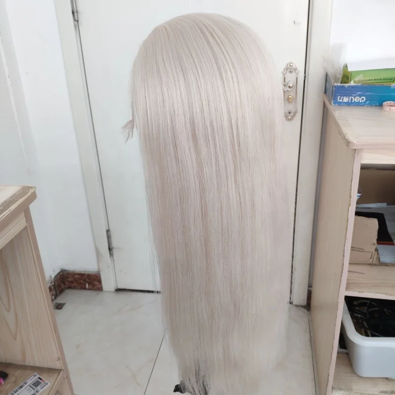 Luxe cap silk base lace front wig luxury virgin european human hair wholesale small cap silk base soft medical wigs in stock