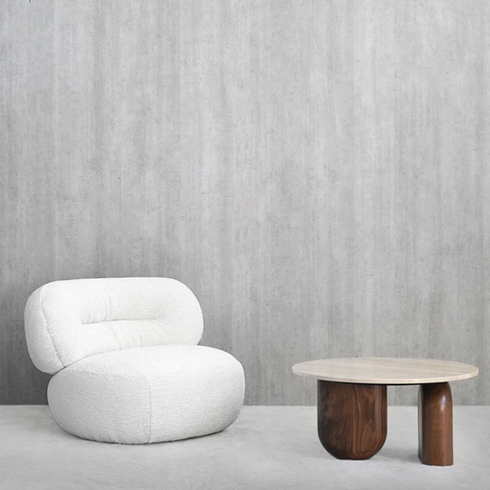 Новый дизайн Фошань Роскошный Современный 5-Звездочный Отель мебель деревянная изогнутые лобби журнальный столик