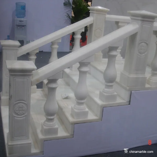 Balcony Marble Stone Staircase Balustrade