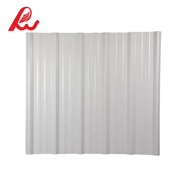 New design hot in 2023 Roundwave apvc roof tile pvc roof tile