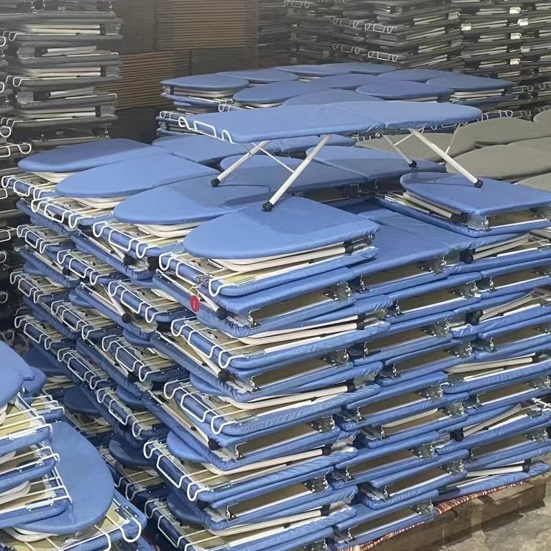 New Design Portable Folding hotel Ironing Board For Easy Hanging Space Saving 100% Cotton Cover with Felt Padding