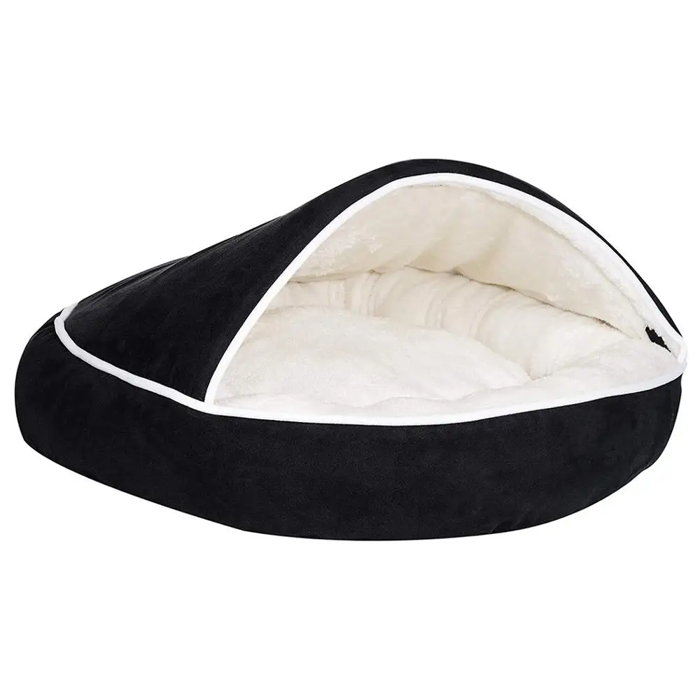 
Comfortable Pet Lounge Dog Cave Bed Soft Snuggle Sleeping Beds For Puppies Kittens 