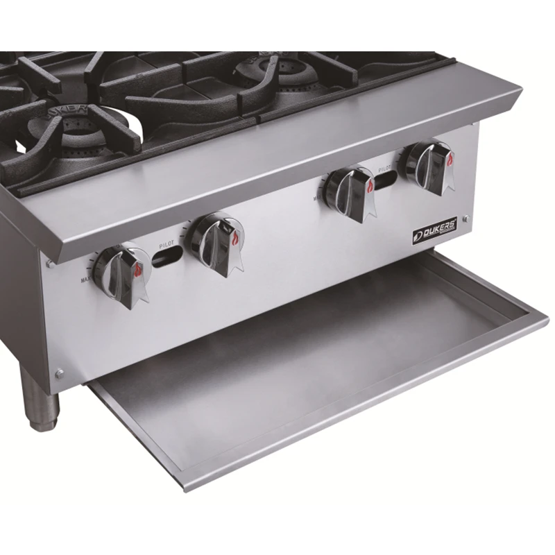 Manufacturer Stainless steel gas burners commercial gas 4 burner counter top stove for restaurant