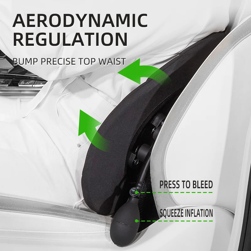 Lumbar Support Memory Foam Cushion  Cover Ergonomic Orthopedic Back Rest Pillow for Office Chair Car Lumbar back support