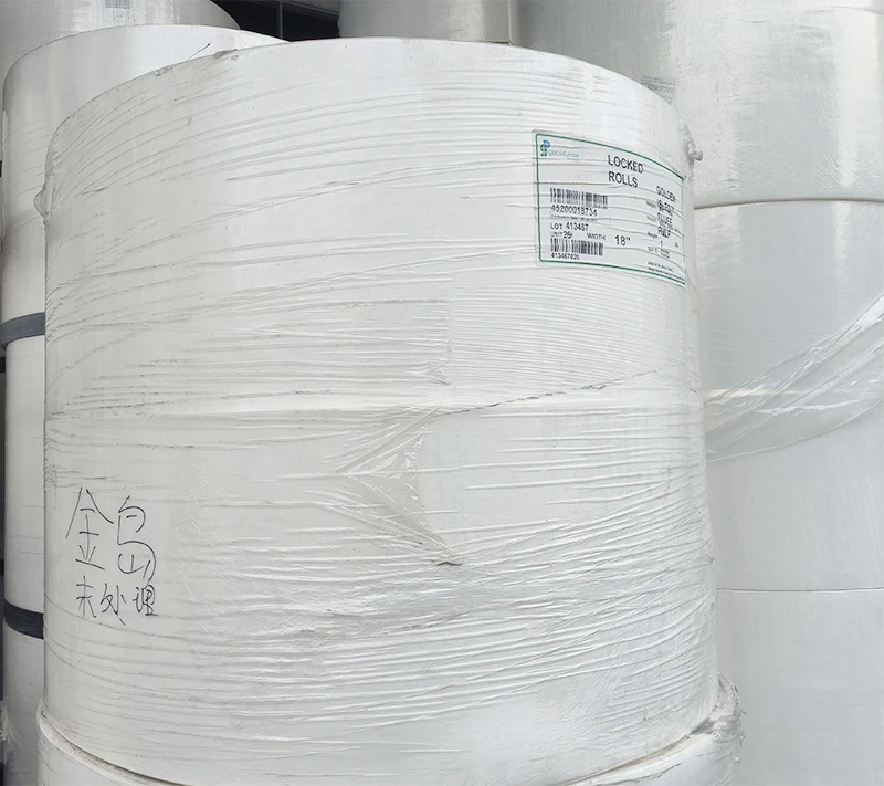 Jumbo Rolls Fluff Pulp Paper Roll Baby Diapers Raw Material Untreated Absorbent Core Baby Diaper Virgin Wooden Pulp