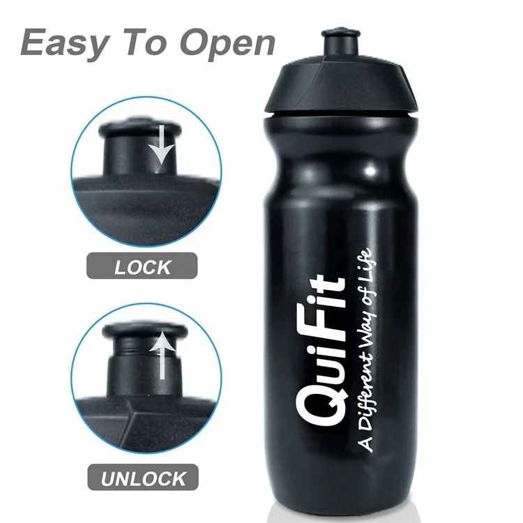Customized 750ml Easy Grip Squeeze Sports Hydration Water Bottle Pressing Type Bike Cycling Bicycle Sports Water Bottles
