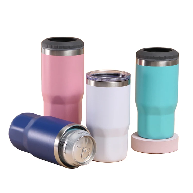 Wholesale Vacuum Insulated Tanks Stainless Steel Beer Can Keeps Cold 6 Hours Car Cup
