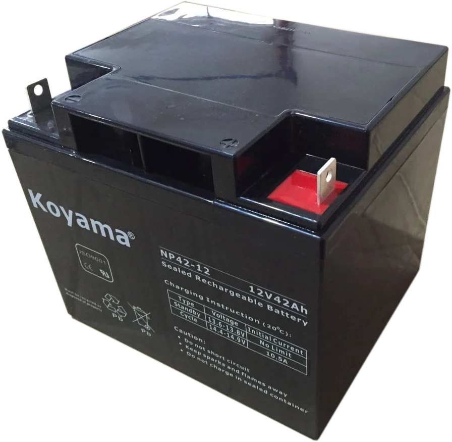 12V42ah SLA storage battery AGM ups standby price for lead acid
