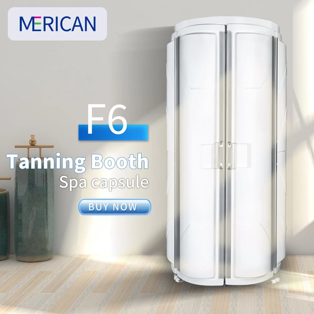 Wholesale Beauty Salon Equipment Solarium For Whole Body Tanning With 48 Solarium Lamps/Standing Tanning beds