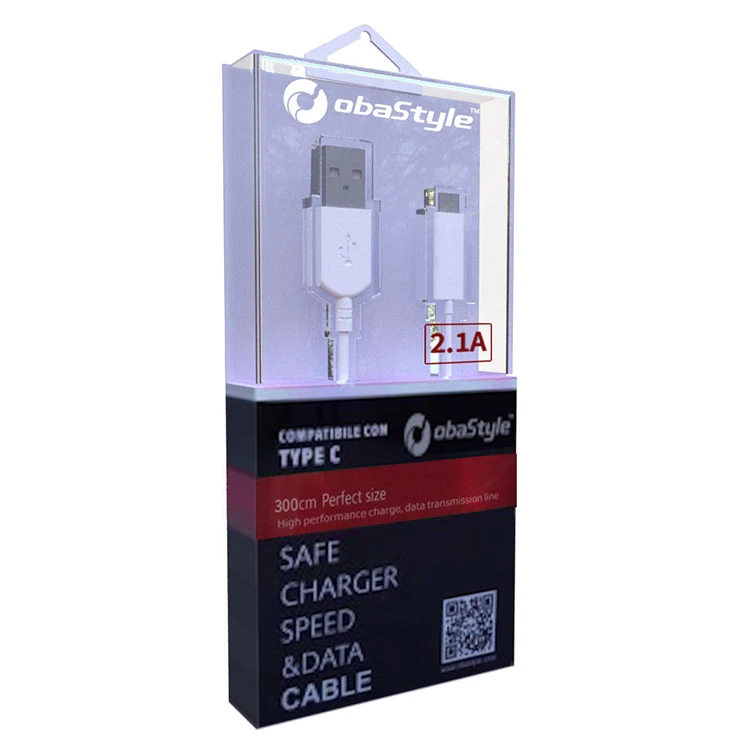 High Quality 300CM 2.1A TYPE C DATA SYNC USB CHARGING CABLE for smartphone