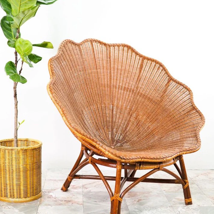 The High Premium Quality of Home Furniture the Rattan Chair of Pearl Star Chair with Best Price Made in Thailand
