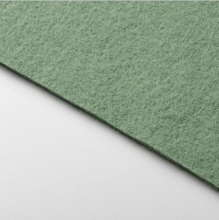 
Manufacturers supply 100% polyester felt needle-punched nonwoven fabric for table mats and carpet mats 