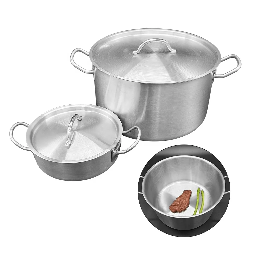 Leegin NSF Large Catering Stainless Steel Cooking Stock Pots for Hotel and Restaurant