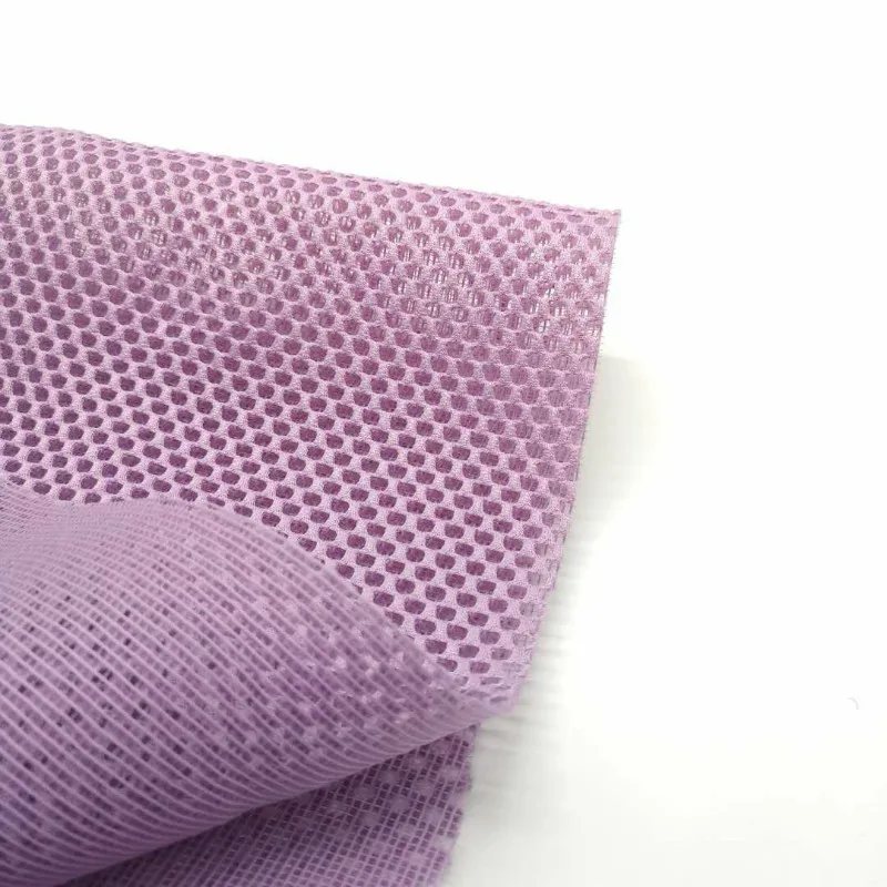 Polyester Fabric car seats fabric factory direct honeycomb soft mesh fabric for sports shoes school bag laundry bag
