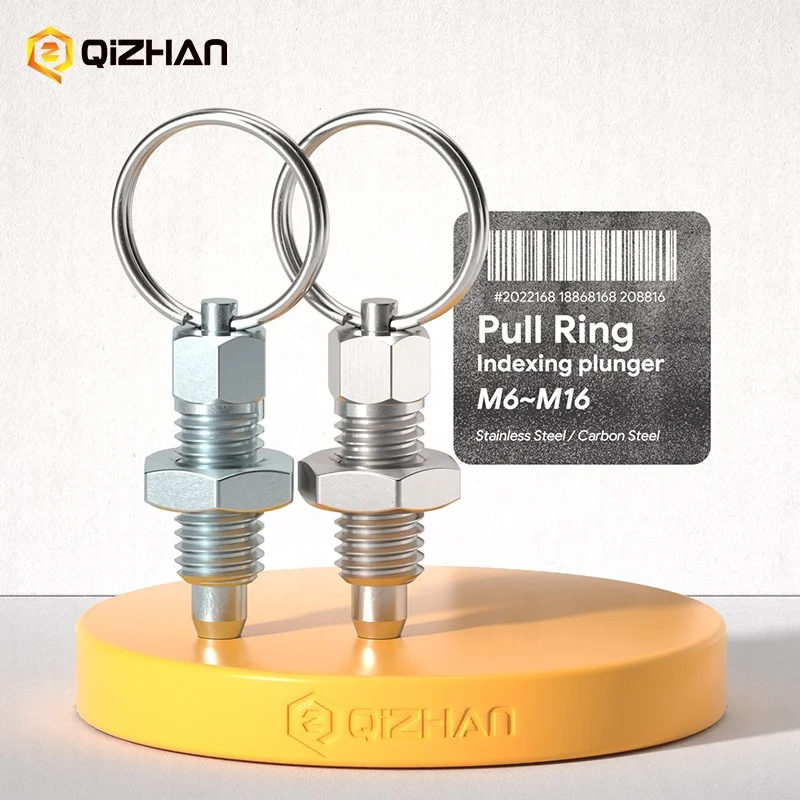 GN717 Pull Ring Spring Pin Indexing Plunger