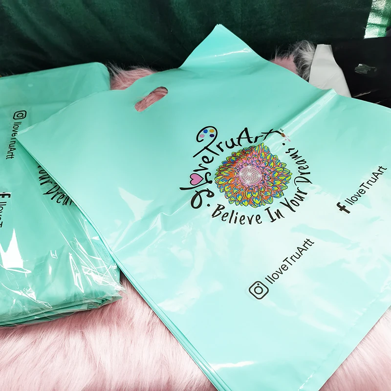 Custom Printed plastic shopping bag Wholesale Cheap Price PE Packaging Plastic Bag Shopping Bag With Custom Logo