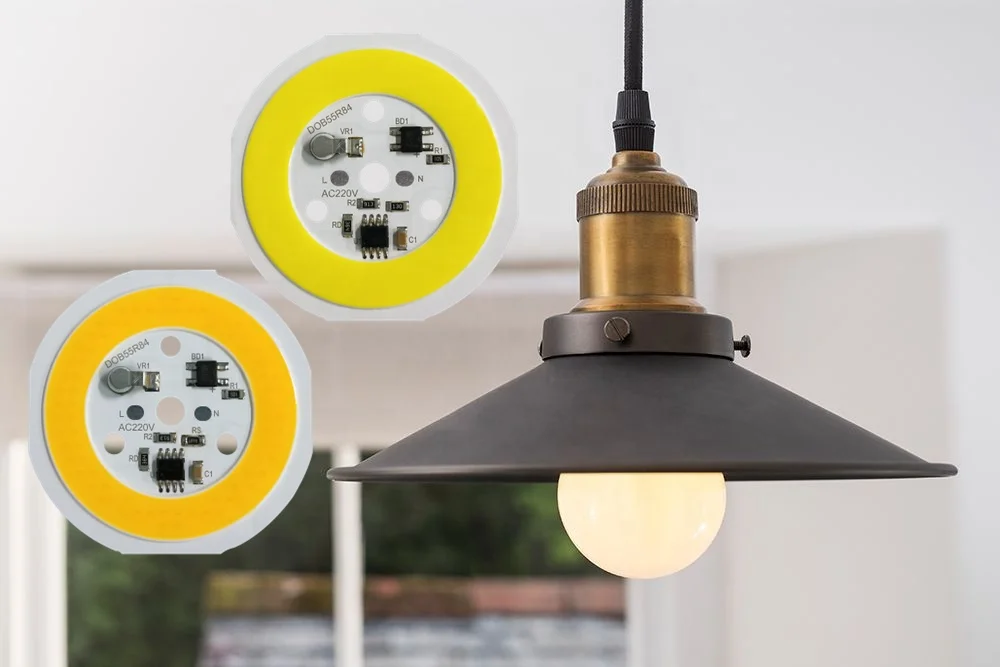 Newspectrum LED Light Chip 220V 15W LED COB With Driver White COB LED Bulb Components AC COB Module