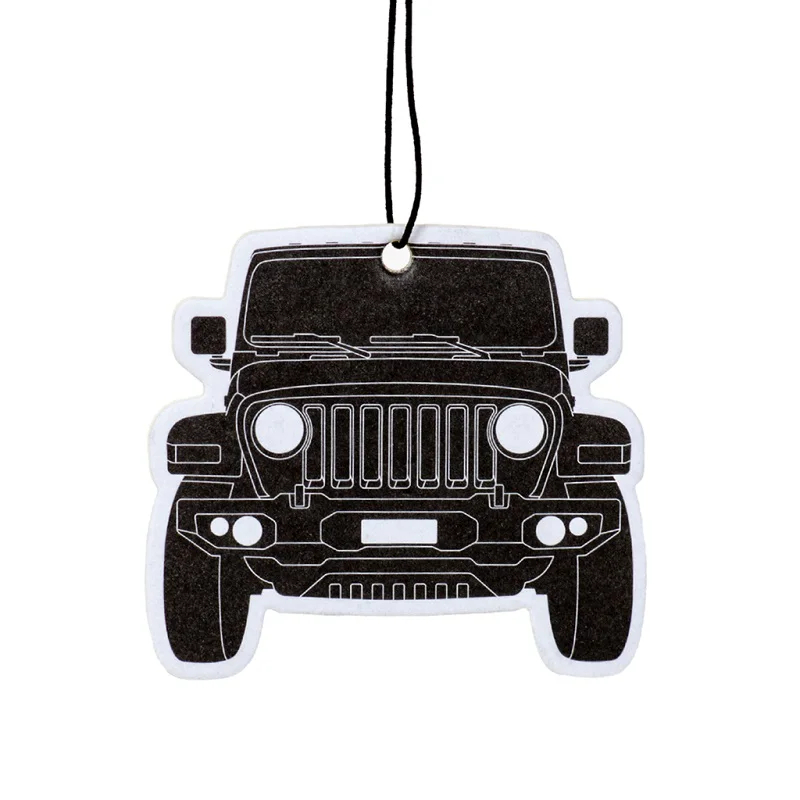 Summer Floral Jasmin Christmas Tree Eco-friendly Hanging Perfume Card Long Lasting Scent Air Freshener Custom Solid Car Perfume