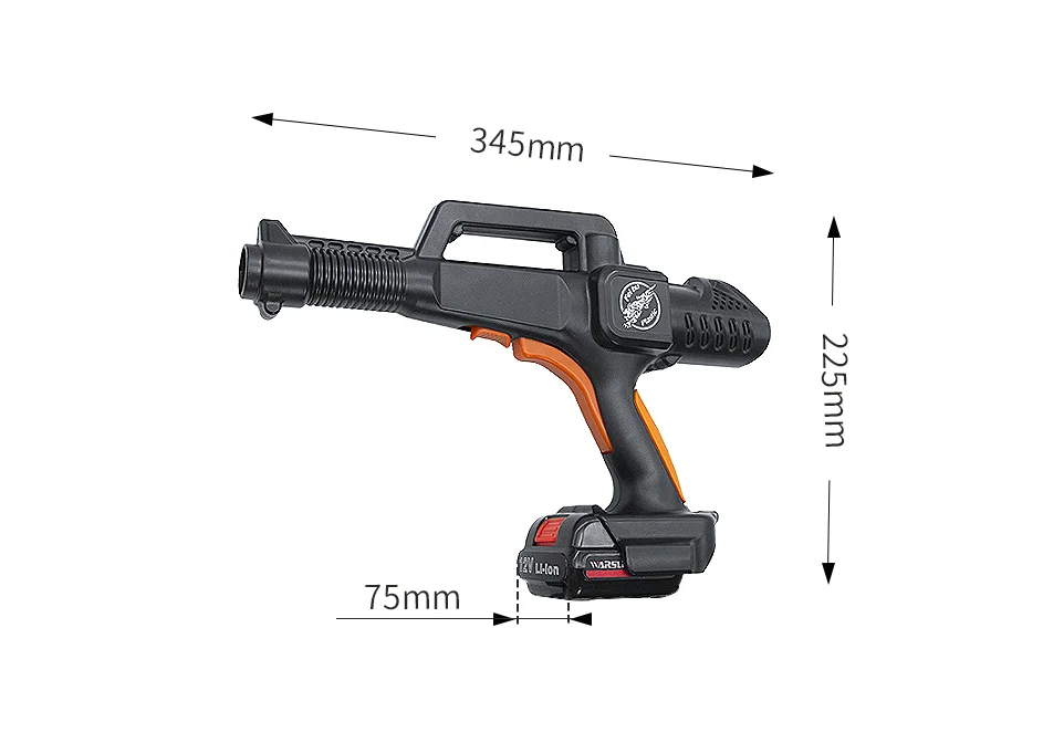 
2019 New Electric Water Washing High Pressure Spray Gun Cordless Car Care Wash Cleaning Tools 