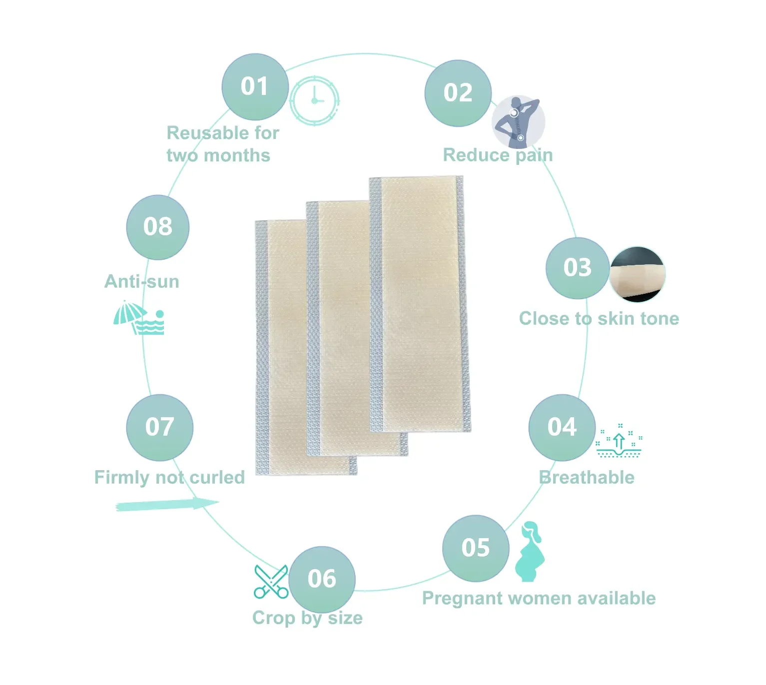 2024 best sale product Silicone Tape Medical Adhesive Tape Silicone gel For Scar with CE(MDR) certificated