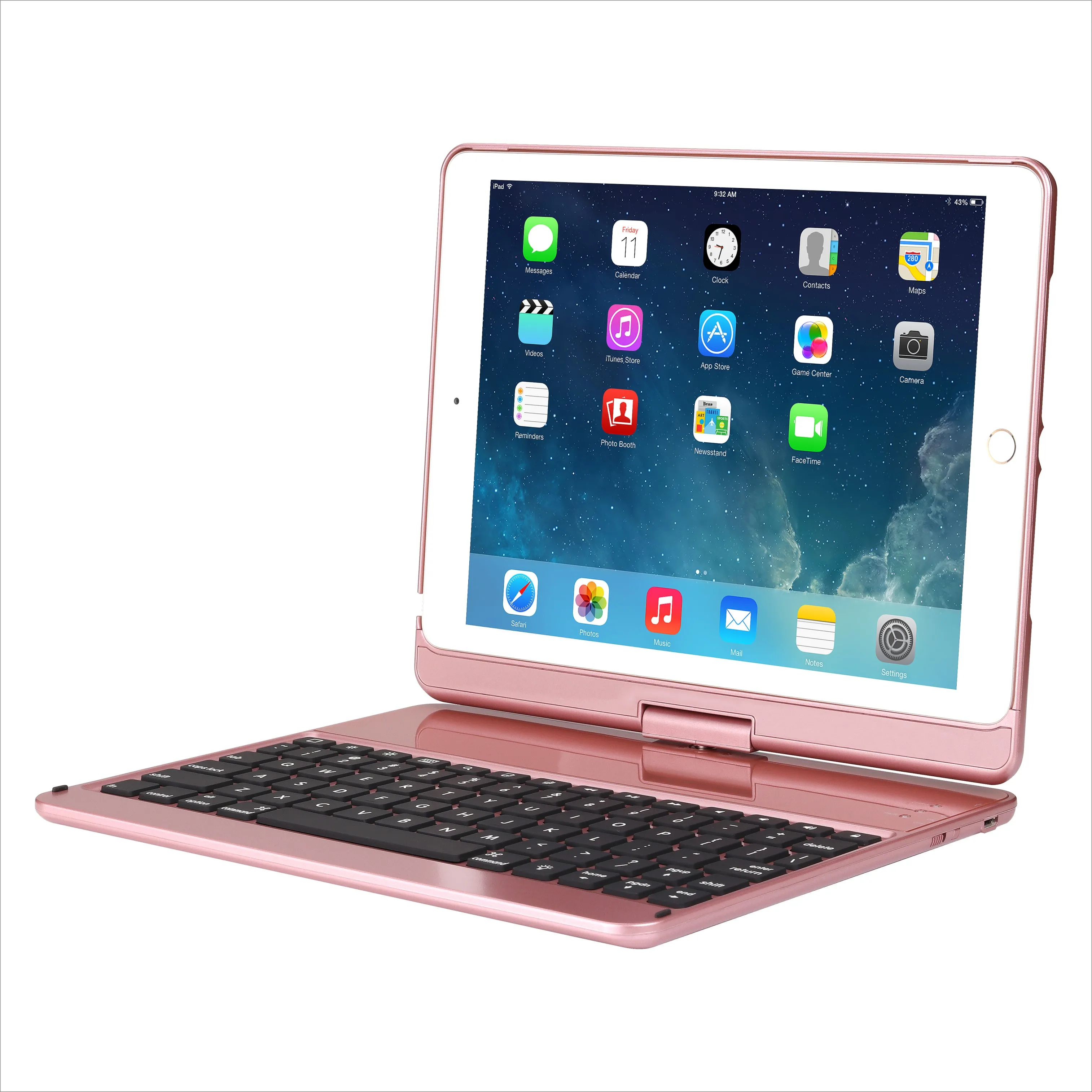  Заводская тонкая мини беспроводная клавиатура с подсветкой для iPad 10 5/10 2 ABS планшета со светодиодной поддержка