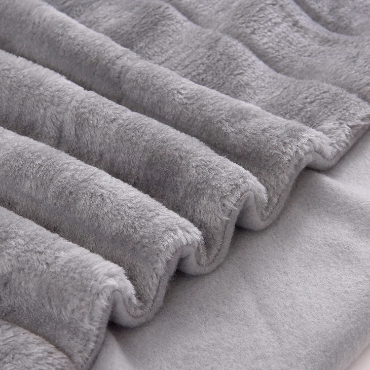 Best Selling Striped Pattern Comfortable  PV Polar Fleece Blanket