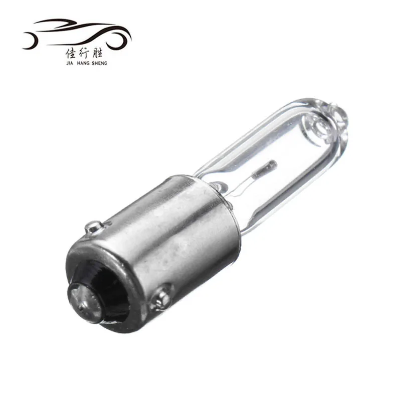 12V 5W Halogen Auto Parking Light BA9S Instrument Lights Battery Car Bulbs Clear Glass W7 W10 Light White 6000k