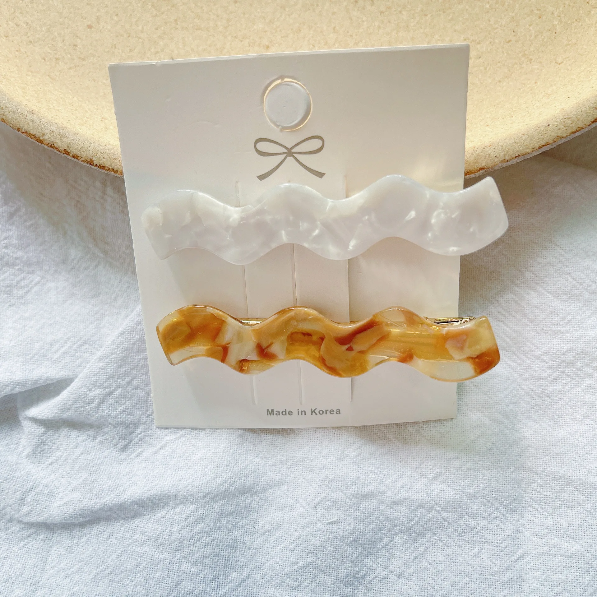 Acetate edge clip new long word clip bangs hair clip wholesale