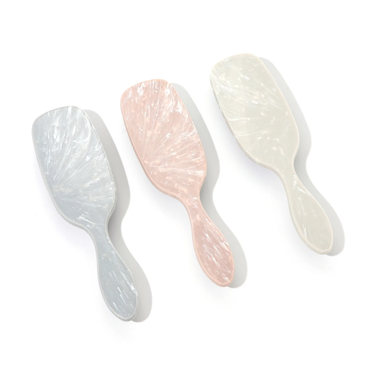 Wholesale High Quality Marble Pattern Hair Comb Anti Tangle Scalp Massage Hair Comb Salon Home Barber Women Girls Hair Brush