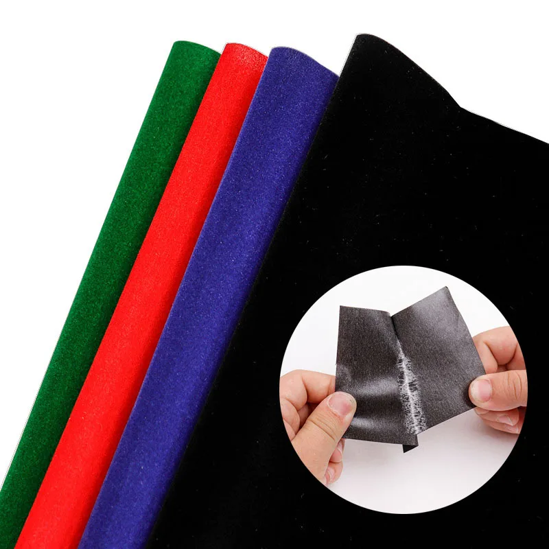 Самоклеящаяся замшевая наклейка 97 GSM из полиэстера и нейлона