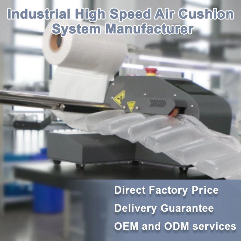 Oem Factories Easy To Use Inflatable Bag Film Pillow Packaging Bubble Air Cushion Machine