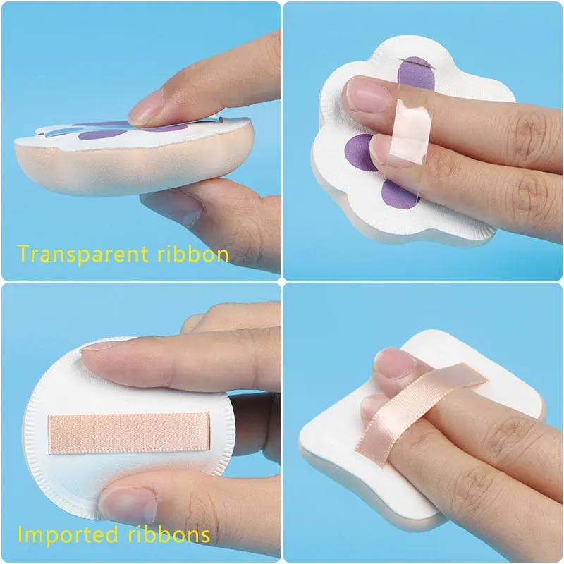 Cat paw cotton candy marshmallow puff soft marshmallow sponge with packaging makeup sponges puff without latex