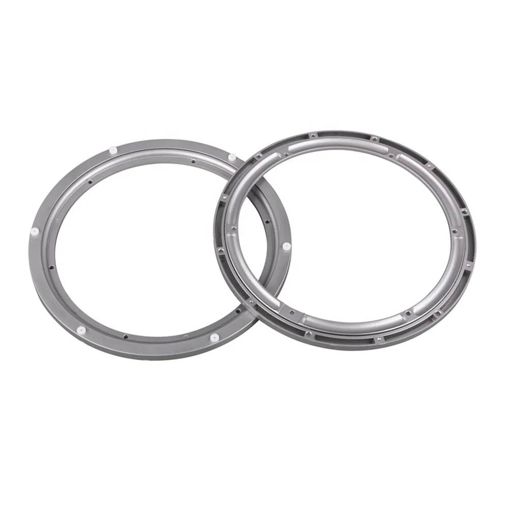 Алюминиевый круглый поворотный стол, ювелирный Спиннер, металлическое основание, ленивый подшипник Susan, мебель, поворотная пластина, витрина, вращающееся кольцо