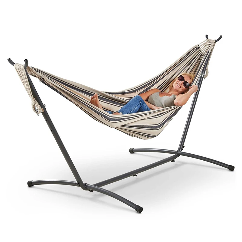 Wholesale Garden Hammock Swing Chair Outdoor Camping with Stand and Carry Bag