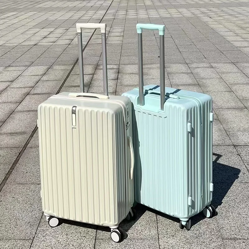 Wholesale Custom high appearance luggage code leather case, 24 inch large capacity chain box