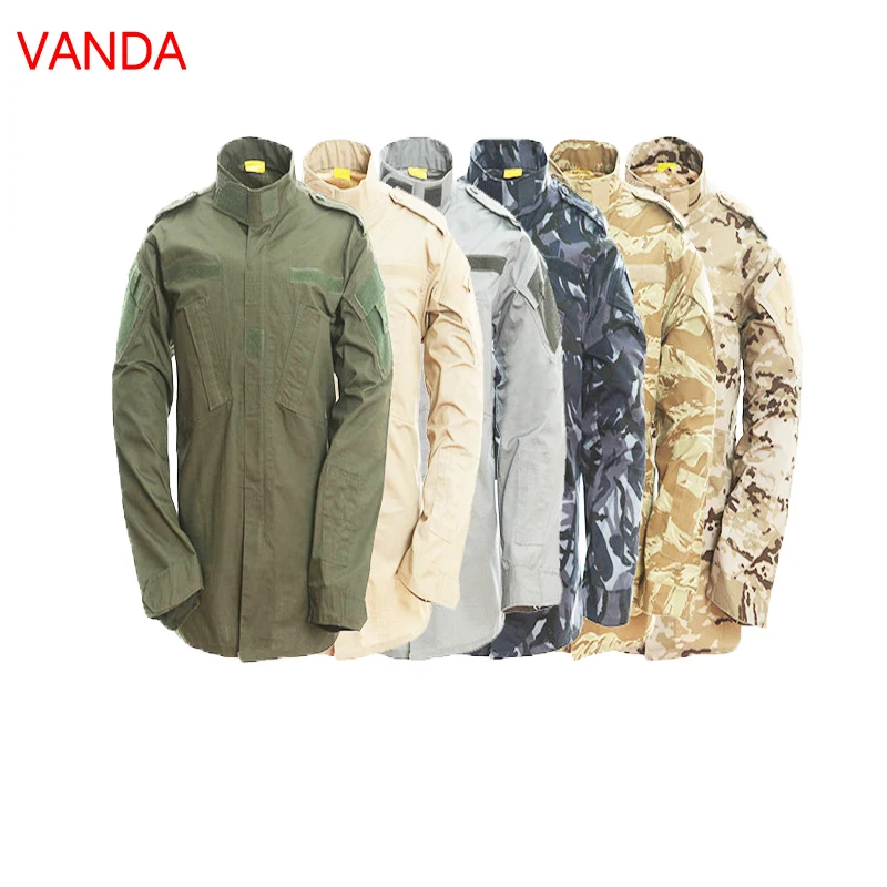 Tear-resistant Tactical Uniforms Print Woven Training Formal Tactical Clothing Navy Support Custom Uniform  Suit