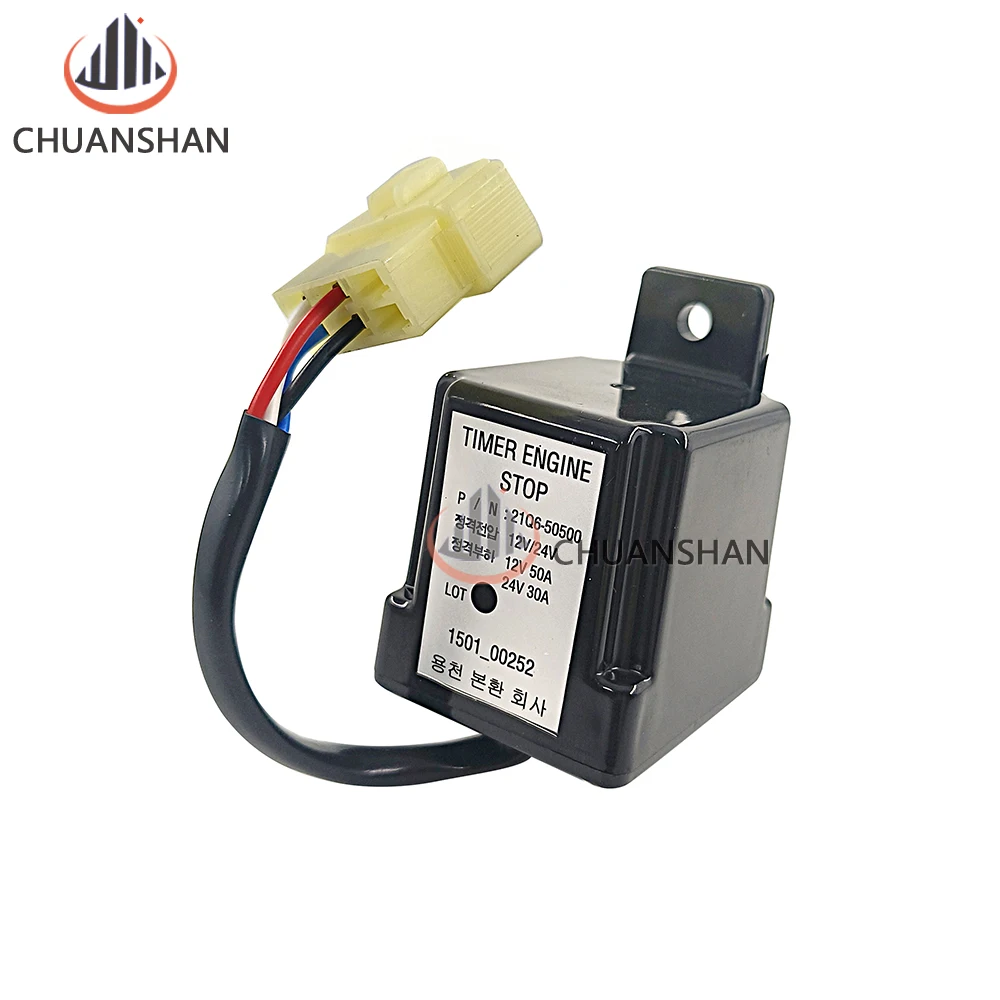 Excavator Accessories Suitable for Hyundai R150 265 335-7-9 Time Relay 1501-00252 20Q6-50500