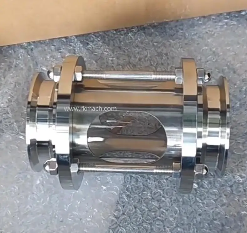 3' stainless steel 304 tank device Sanitary clamped oil level protect cover sight glass